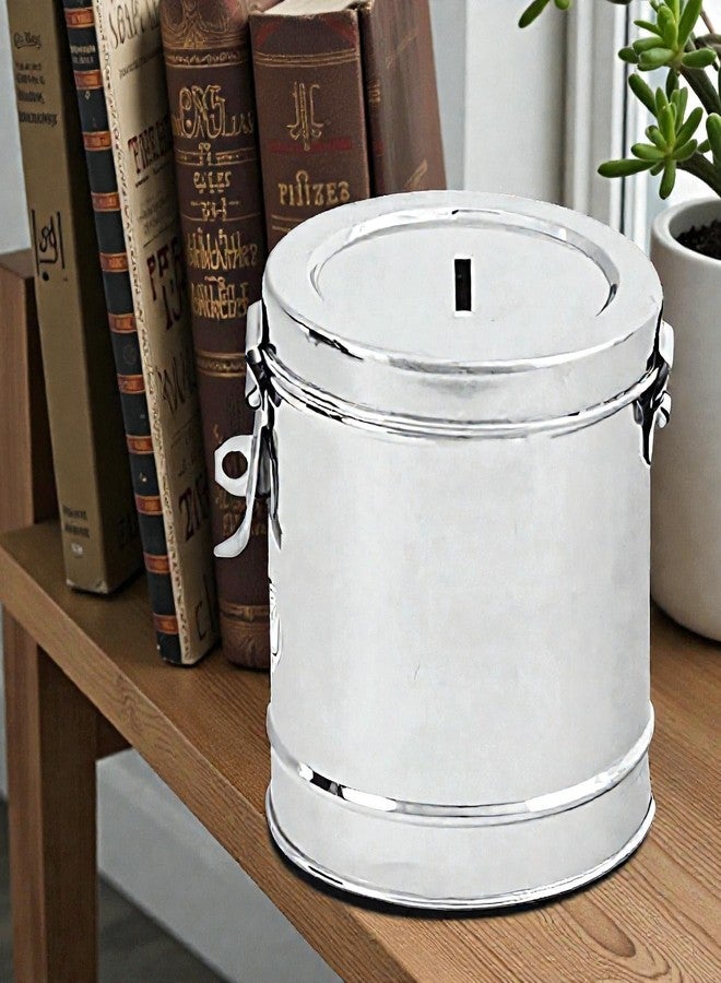 Standify® 1000ML Med Money Bank_A Stainless Steel Money Box Heavy Duty Bachat Gulak for Kids & Adults Unbreakable Piggy Bank. - Image 2